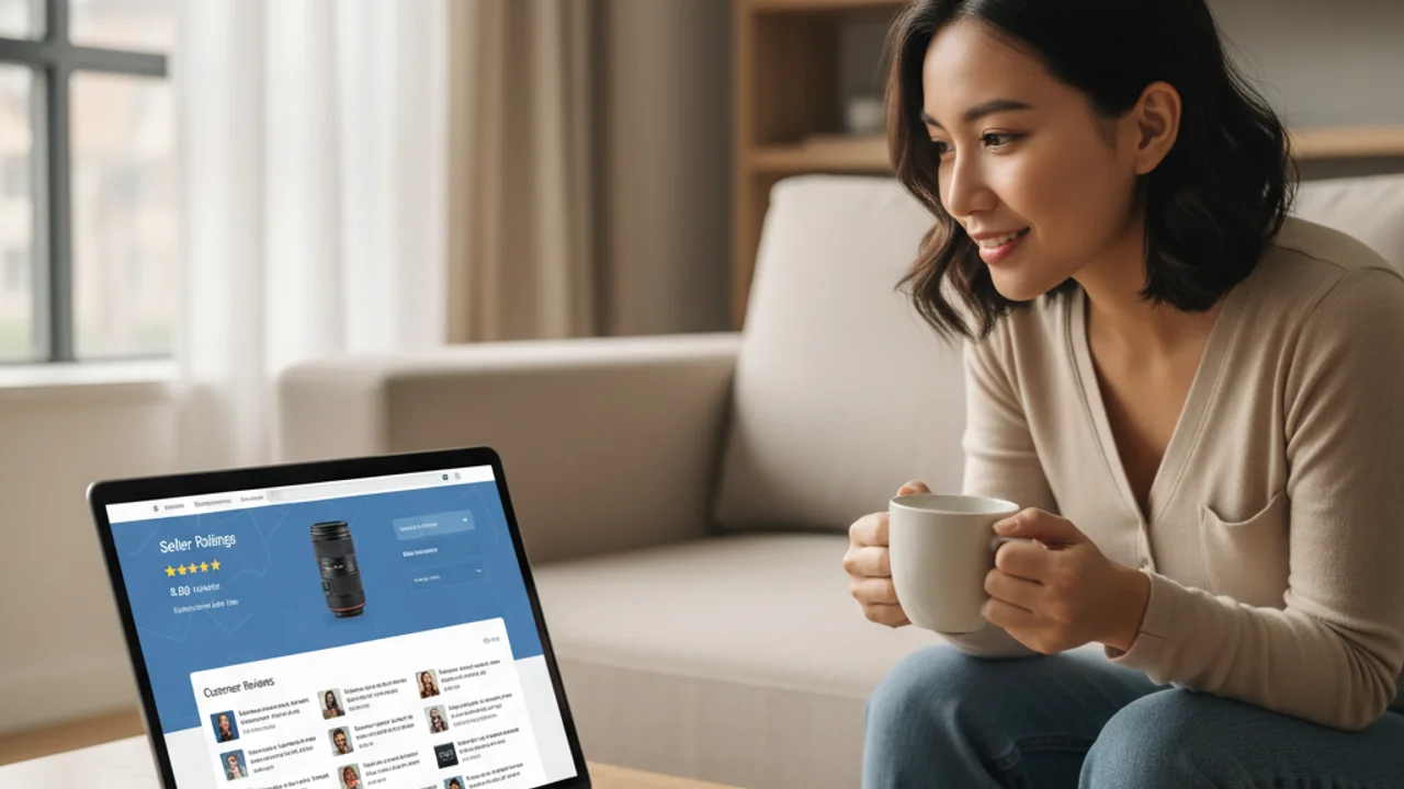 Příklady falešných profilů prodejců na Amazonu a nabídek padělaných produktů