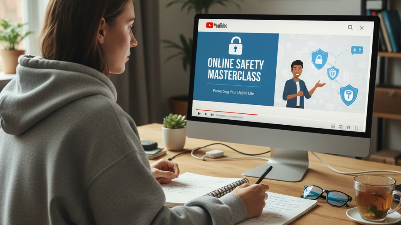 Seseorang memeriksa butiran video YouTube dan kelayakan pencipta dengan teliti sebelum mempercayai nasihat kewangan